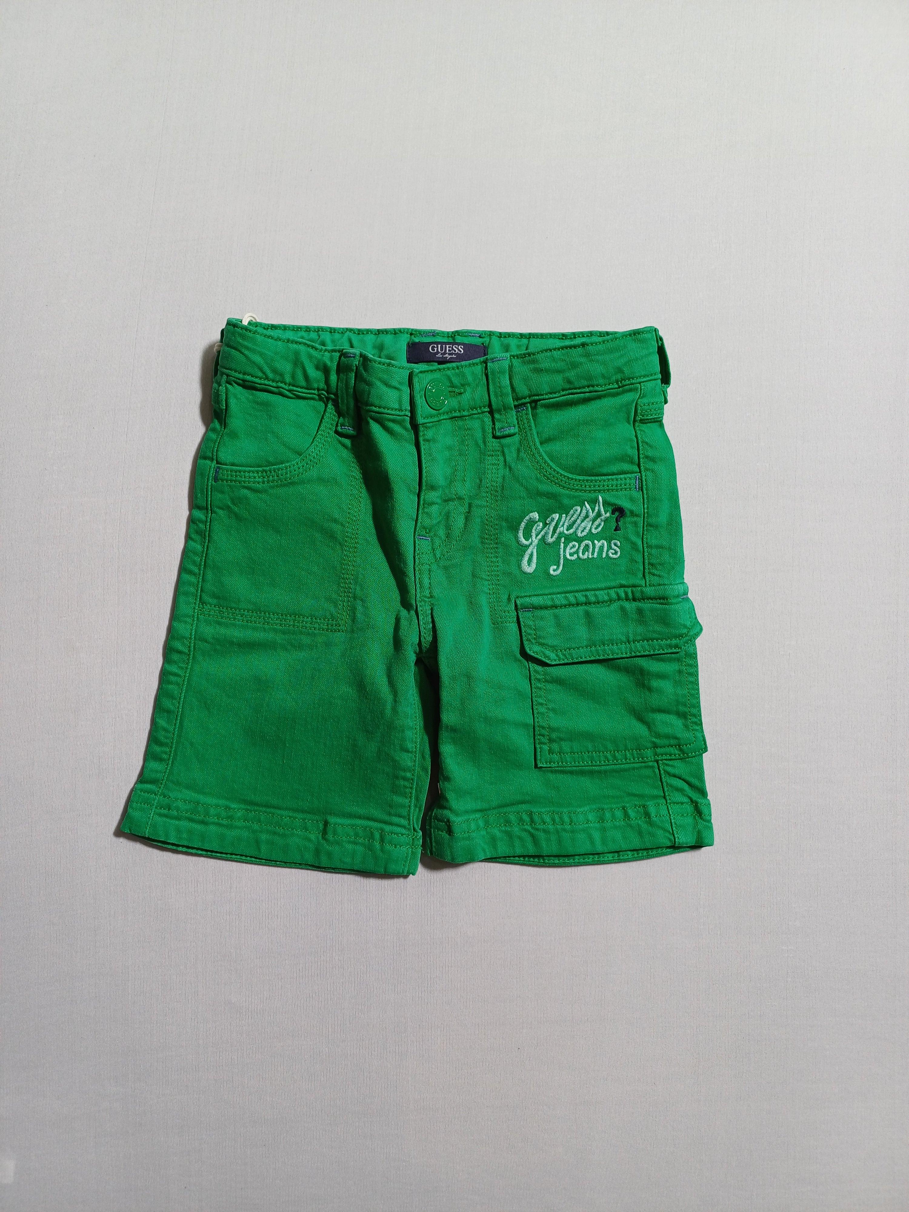 GUESS GREEN-3Y KID CARGO SHORTS N31D68