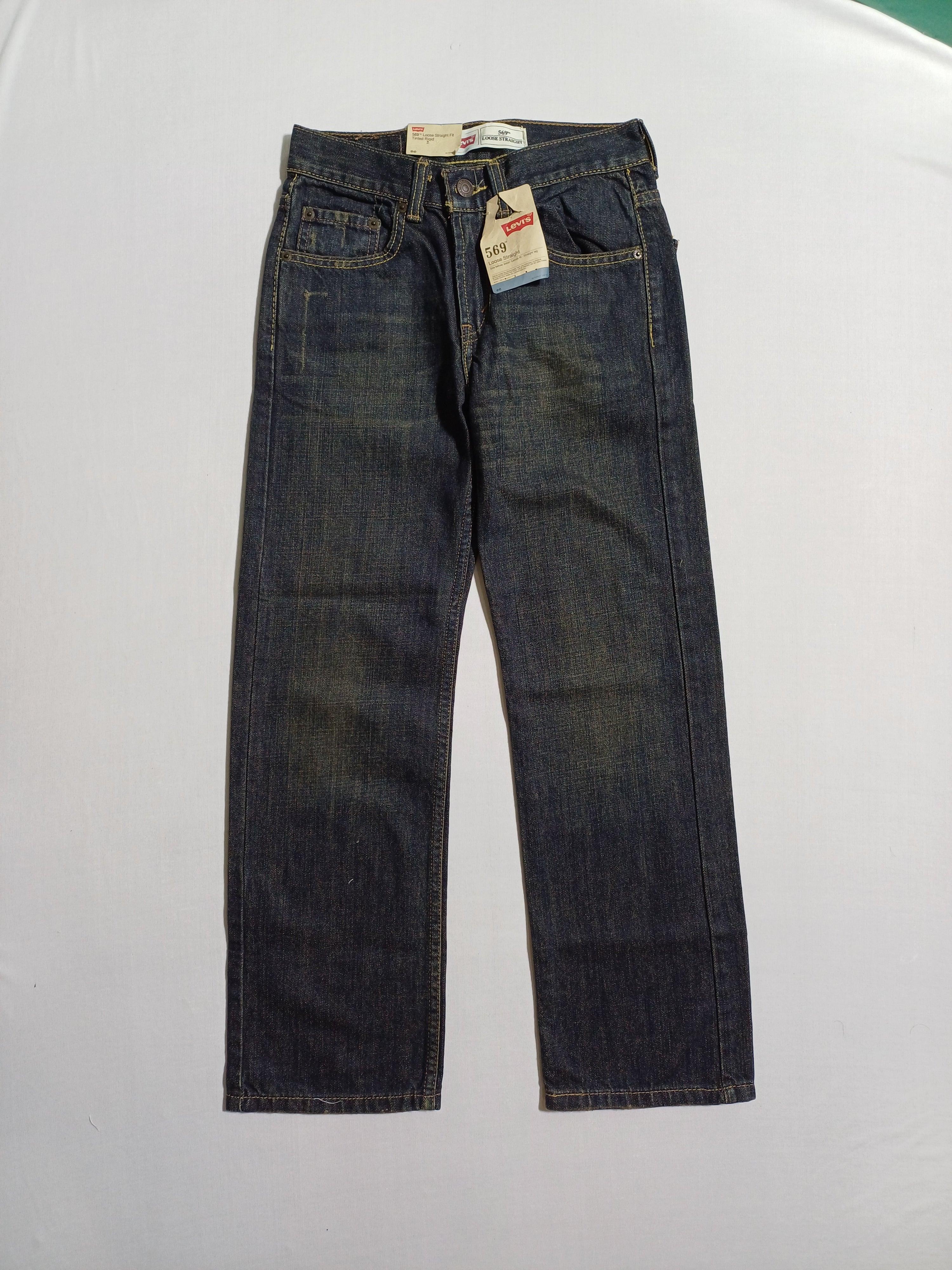 LEVI'S 12-SLIM 24X26 BOYS JEANS DKBLUE