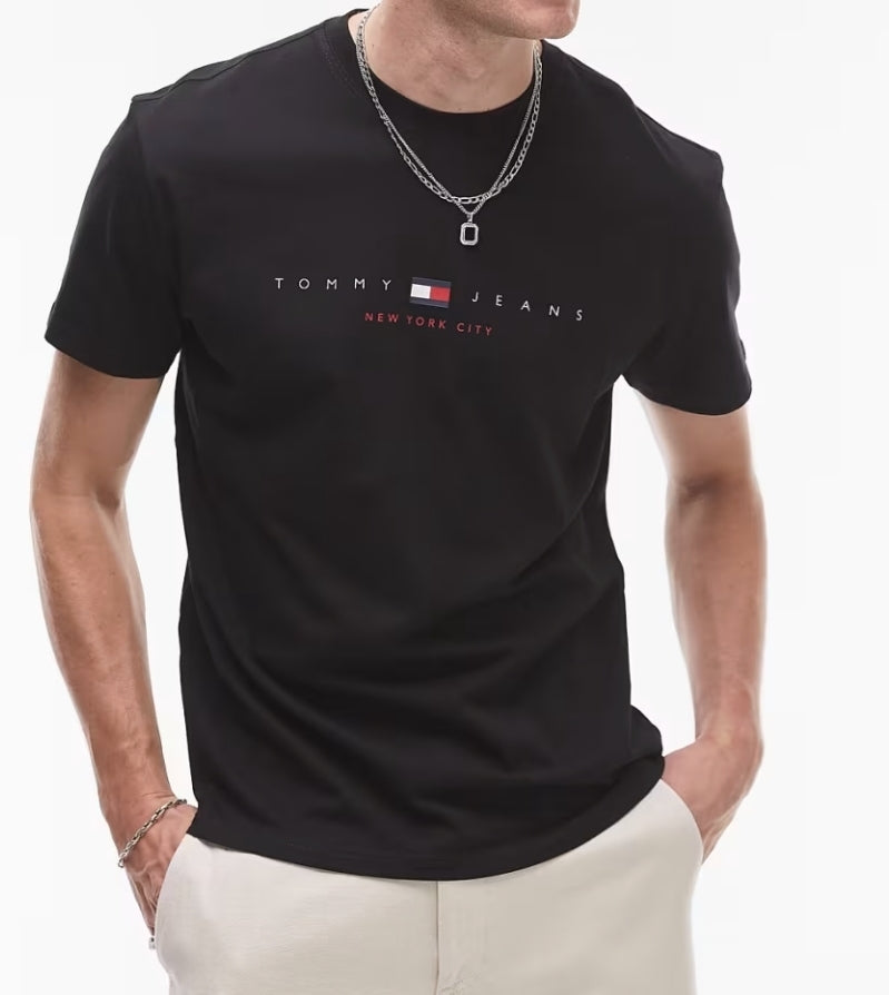 Tommy Jeans T-Shirt Round Neck Black DM20001