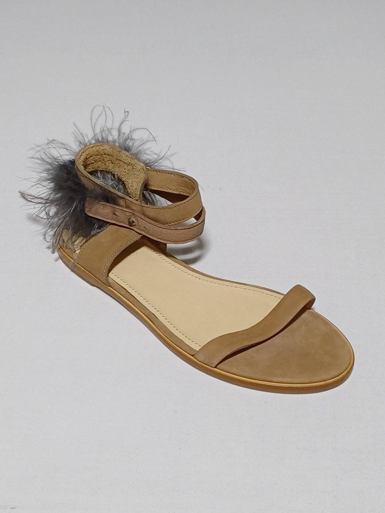 BRUNELLO CUCINELLI 40 C5340 WOMEN FLAT SANDALS MZDOCU736