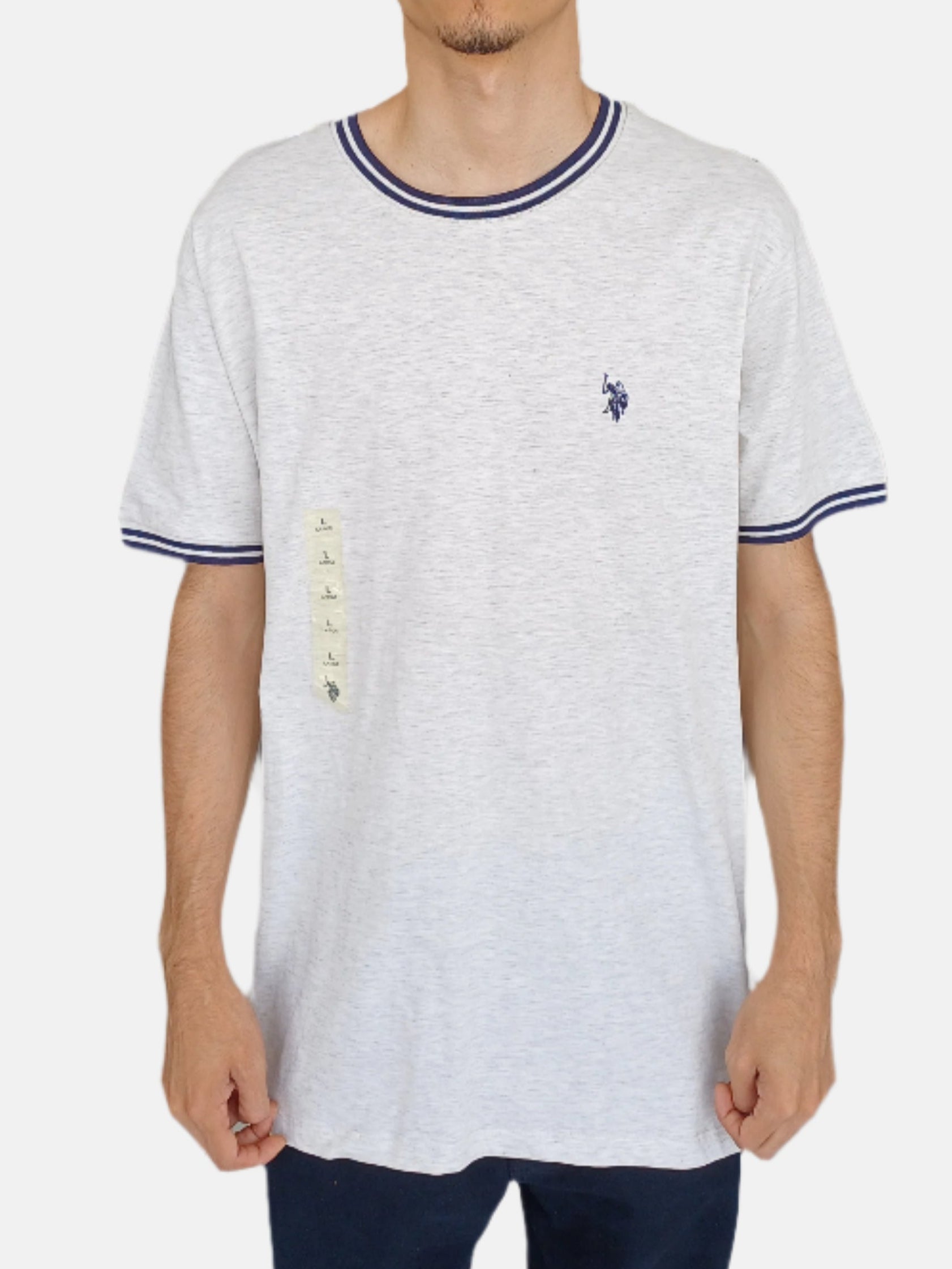 U.S. Polo Assn. Round Neck T-Shirts Grey 8