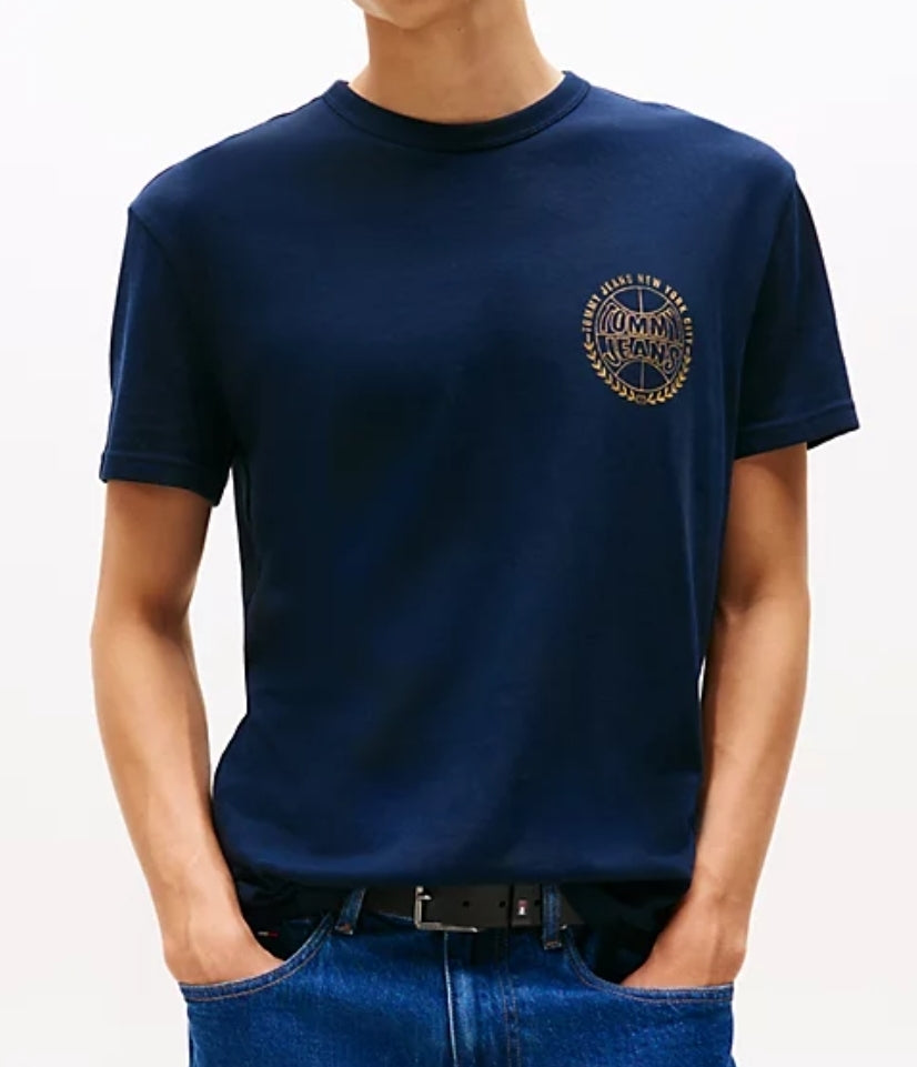 Tommy Jeans T-Shirt Round Neck Navy DM21987